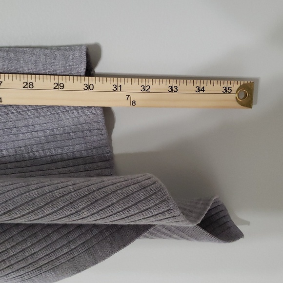 Athleta Women Solstice Wrap Cardigan XXS Gray Merino Wool Blend Balletcore Yoga - Picture 13 of 14